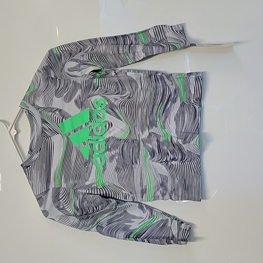Adidas boys camo long sleeve tee.